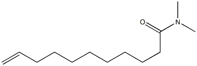 10-Undecenamide,N,N-dimethyl- Structure