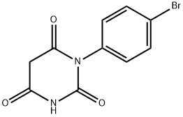 1-(4-bromophenyl)pyrimidine-2,4,6(1H,3H,5H)-trione Structure