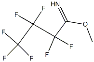 Butanimidic acid,2,2,3,3,4,4,4-heptafluoro-, methyl ester Structure
