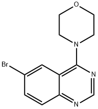 6-bromo-4-morpholin-4-ylquinazoline Structure