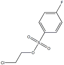 Benzenesulfonic acid,4-fluoro-, 2-chloroethyl ester Structure