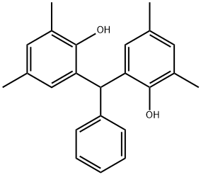 Phenol,2,2'-(phenylmethylene)bis[4,6-dimethyl- Structure