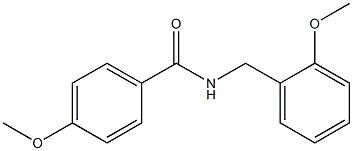 4-Methoxy-N-(2-methoxybenzyl)benzamide Structure