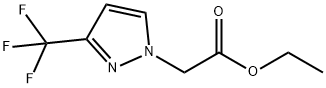 ethyl [3-(trifluoromethyl)-1H-pyrazol-1-yl]acetate Structure