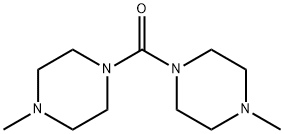 Piperazine, 1-methyl-4-[(4-methyl-1-piperazinyl)carbonyl]- Structure