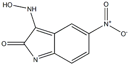3-(hydroxyamino)-5-nitroindol-2-one Structure