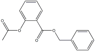 benzyl 2-acetyloxybenzoate Structure