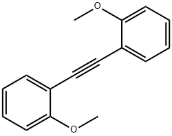 Benzene, 1,1'-(1,2-ethynediyl)bis[2-methoxy- Structure