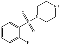 1-(2-fluorophenyl)sulfonylpiperazine Structure