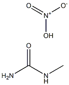 Urea, methyl-, mononitrate Structure