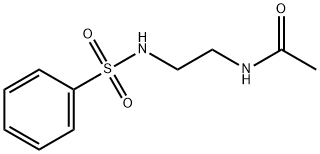 Acetamide,N-[2-[(phenylsulfonyl)amino]ethyl]- Structure