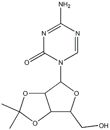 4-amino-1-[4-(hydroxymethyl)-7,7-dimethyl-3,6,8-trioxabicyclo[3.3.0]oct-2-yl]-1,3,5-triazin-2-one Structure