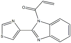 1H-Benzimidazole, 1-(1-oxo-2-propenyl)-2-(4-thiazolyl)- Structure