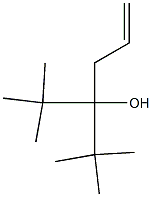 5-Hexen-3-ol, 3-(1,1-dimethylethyl)-2,2-dimethyl- Structure
