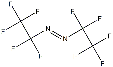 Diazene, bis(pentafluoroethyl)- Structure