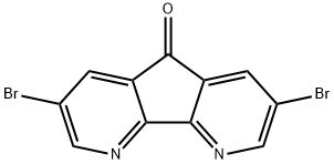 2,7-Dibromo-4,5-Diazafluoren-9-one Structure
