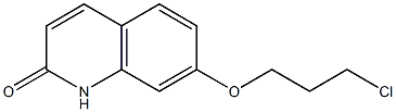 2(1H)-Quinolinone, 7-(3-chloropropoxy)- Structure