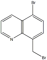 5-bromo-8-(bromomethyl)quinoline Structure