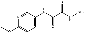 2-hydrazino-N-(6-methoxypyridin-3-yl)-2-oxoacetamide Structure