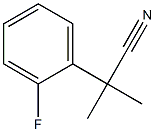 Benzeneacetonitrile, 2-fluoro-alpha,alpha-dimethyl- Structure
