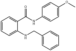 2-(BENZYLAMINO)-N-(4-METHOXYPHENYL)BENZAMIDE Structure