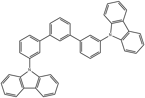 3,3''-Di(9H-carbazol-9-yl)-1,1':3',1''-terphenyl Structure