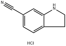 2,3-Dihydro-1H-indole-6-carbonitrile Structure