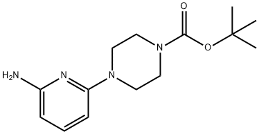 4-(6-Amino-pyridin-2-yl)-piperazine-1-carboxylic acid tert-butyl ester Structure