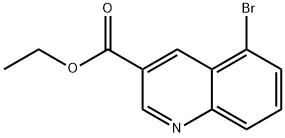 ethyl 5-bromoquinoline-3-carboxylate Structure
