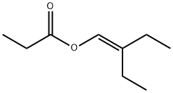 2-Ethyl-1-buten-1-yl Propionate Structure