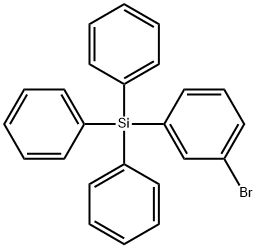 (3-Bromophenyl)triphenylsilane Structure