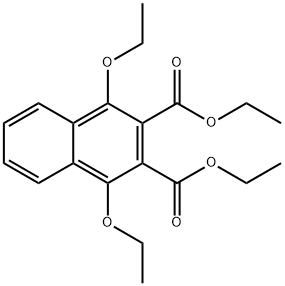 Diethyl 1,4-diethoxynaphthalene-2,3-dicarboxylate Structure