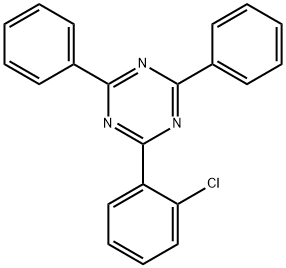 2-(2-chlorophenyl)-4,6-diphenyl-1,3,5-triazine Structure