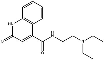 N-(2-(diethylamino)ethyl)-2-hydroxyquinoline-4-carboxamide Structure