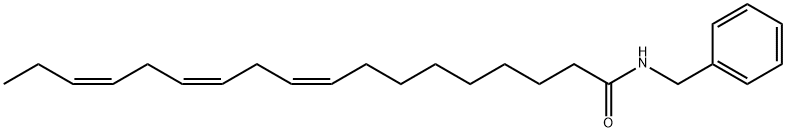 N-benzyl-9Z,12Z,15Z-octadecatrienamide Structure