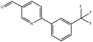 6-(3-Trifluoromethylphenyl)pyridine-3-carboxaldehyde Structure