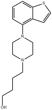 4-(4-benzo[b]thiophen-4-yl-piperazin-1-yl)butan-1-ol Structure