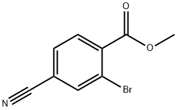 Methyl 2-bromo-4-cyanobenzoate Structure