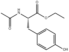 N-ACETYL-D-TYROSINE ETHYL ESTER Structure