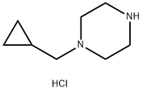 1-(Cyclopropylmethyl)piperazine hydrochloride Structure