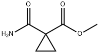 1-Carbamoyl-cyclopropanecarboxylic acid methyl ester Structure