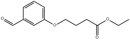 Butanoic acid, 4-(3-formylphenoxy)-, ethyl ester Structure