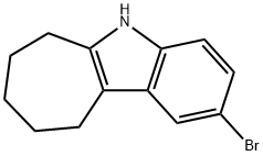 2-bromo-5,6,7,8,9,10-hexahydrocyclohepta[b]indole Structure