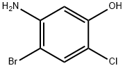5-amino-4-bromo-2-chlorophenol Structure