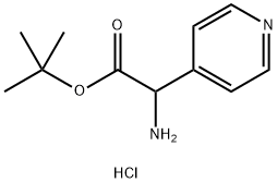 Pyridin-4-yl-glycine tert-butyl ester dihydrochloride Structure