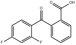 2-(2,4-Difluorobenzoyl)benzoic acid Structure