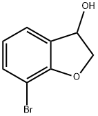 7-Bromo-2,3-dihydrobenzofuran-3-ol Structure