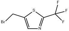 5-(Bromomethyl)-2-(trifluoromethyl)thiazole Structure