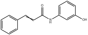 N-(3-Hydroxyphenyl)cinnamamide Structure