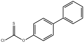 biphenyl-4-yl chlorothioformate Structure